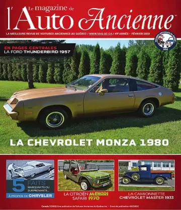 Le Magazine De L’Auto Ancienne – Février 2023